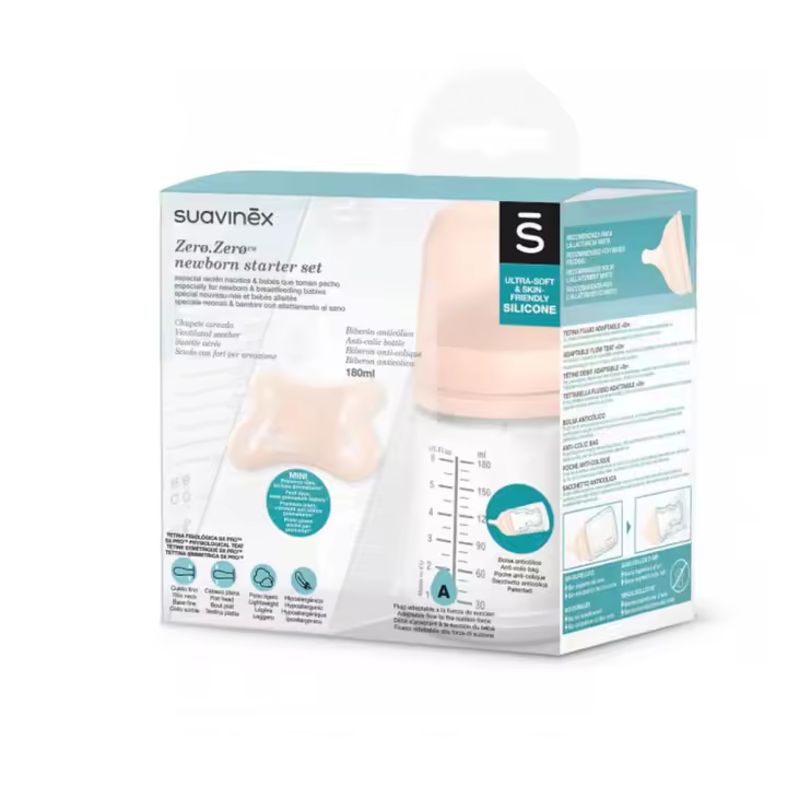 Suavinex Set De Inicio Zero Chupe + Biberón Pack - 1