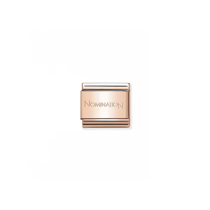 Link Nomination Acero Rosa liso 030001 011L - 1