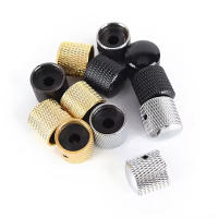 Juego De 4 Piezas De Control De Volumen Y Timbre En Metal Plateado Oro Negro Para Guitarra Eléctrica Y Bajo Dome Knobs - details 12