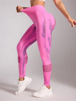 Tie-Dye Pantalones De Yoga Para Mujer Leggings De Gimnasio Cintura Alta Sin Costuras Ajustados Leggings De Entrenamiento - details 4