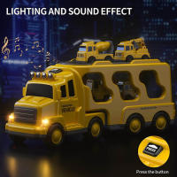 Vehículo De Transporte Con Luz Y Música Para Juguetes De Ingeniería De Protección Contra Incendios De Dos Capas Grande Para Niños - details 4