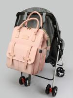 Mochila De Moda Para Mujer Bolsa De Mano De Tela Oxford Multifuncional Impermeable Con Ruedas Bolsa Para Bebés Viaje - details 9