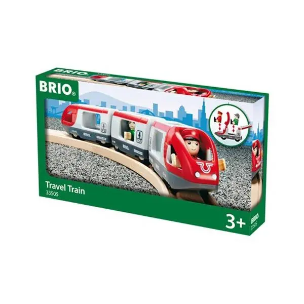 Brio 33505 Tren Viajeros de Madera con Locomotora y Vagones - 1