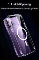Funda Transparente Para iPhone 14 13 12 11 15 pro Max Magsafe Carga Inalámbrica Animación Cubierta Protectora Anti-Resbaladiza Resistente a Arañazos Y Huellas Para Modelos 7 8 XR XsMax - details 1