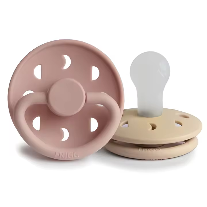 Friggem Chupete Block Silicona Moon Phase 0 Meses 2 Unidades - 1
