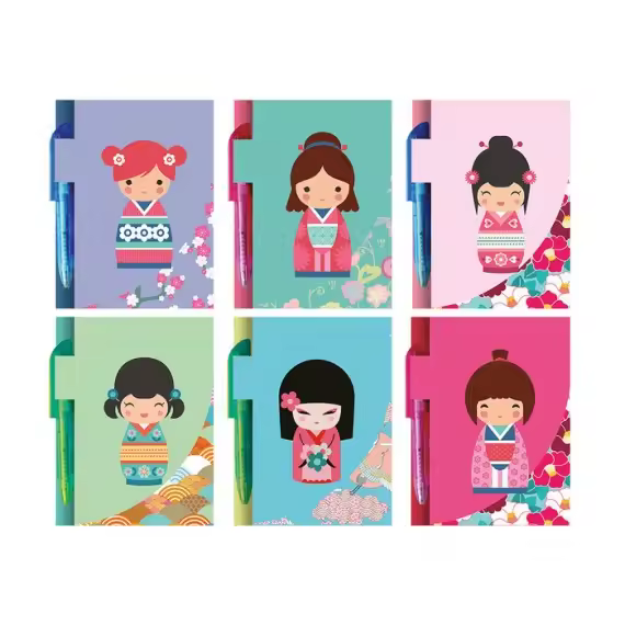 LOTE DE 24 UDS SURTIDO MINI LIBRETA CON BOLÍGRAFO - 1