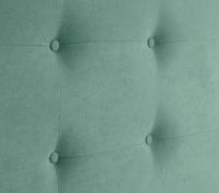 DHOME Cabecero Capitoné hasta el Suelo Cabezal 8cm tapizado ACUALINE Tela y Polipiel para Cama Dormitorio (Verde Agua Tela) - details 4