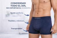 SKYNED Pack 6 Bóxers Hombre Uomo Microfibra Sin Costuras – Calzoncillos de Poliamida Elásticos y Transpirables - details 2
