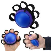 Entrenador De Fuerte De Dedo De Bola De Masaje Y Rehabilitación Para Entrenamiento De Mano Dedi Expansor De Agarre De Alta Elasticidad Unisex - details 0