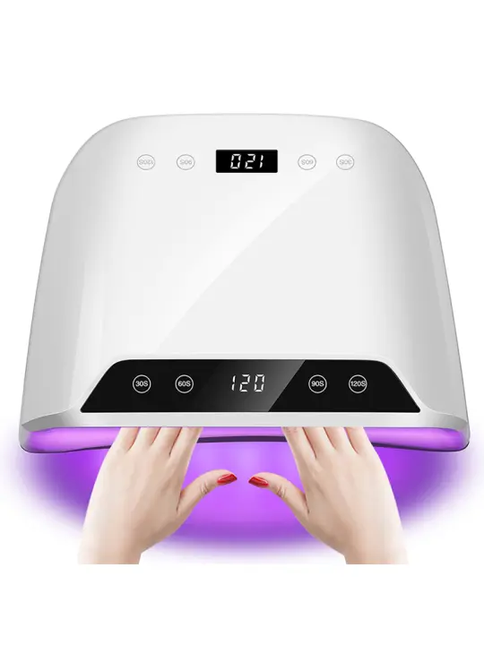 Lámpara De Secado De Uñas 72LEDS Con Pantalla HD Y Sensor Automático Tiempo De Secado Variable Para Polvos De Uñas Gel - 1