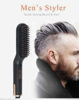 Cepillo Calentado Eléctrico Para Barba Kit De Peinado Rápido Para Hombres Control Digital Temperatura Máxima 200 °C Uso Seco Y Húmedo Conductor Térmico Diámetro 21-30 Mm Vida Útil Más De 50,000 Vezes - details 0