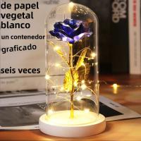 Rosa De Galaxy Artificial Para Decoración De Boda Y Regalo De San Valentín Y Día De La Madre Estilo Creativo Y Bellas Flores Artificiales Para El Hogar - details 10