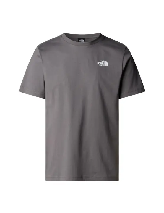 Camiseta North Face SS Box Hombre Gris - 1