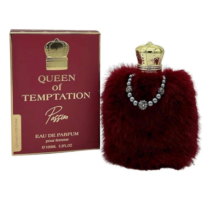 Queen of Temptation Women's Perfume, 100 ml Intense and Sensual Fragrance with Sweet Aromas, Ideal for Night Use and Perfect Gift, Long Lasting and Luxurious Eau de Parfum.