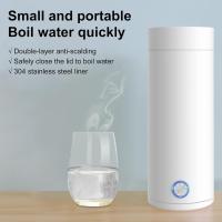 Hervidor de viaje portátil, hervidor de viaje eléctrico pequeño de 400 ml, taza calefactora eléctrica 3 en 1, taza calefactora - details 3