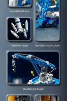 Bloques De Construcción Espacial Para Niños Modelo De Lanzador De Centros Lunar Lander Bricks De Construcción De Espacio Figura De Nave Rocket - details 10
