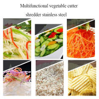 Rallador Profesional De Acero Inoxidable Con 6 Lados Multipropósito Cortador De Verduras Y Queso Manual Herramientas De Cocina - details 1