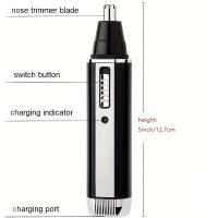 Cortador De Pelo Para Barba Y Cejas Eléctrico Recargable 4 En 1 Para Hombres Y Mujeres Piel Sensible Sin Dolor Regalo Ideal - details 7