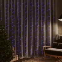 vidaXL Cortina de Luces de Carámbano con 8 Funciones Adorno de Navidadido Color Multicolor,  Blanco frío,  Blanco cálido y mas - details 3