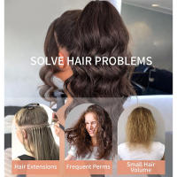 Pony Cola De Caballo Sintética Ondulada Resistente Al Calor Larga Rizada Para Mujeres Big Wave Lazy Bun Grandes Rizos Clip-in Color Puro - details 8