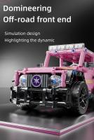 Juego De Construcción De Coche Off-Road Técnico Para Adultos Coleccionistas Juguete Deportivo Con Retroceso DIY Kit Para Niños Regalo De Navidad - details 5