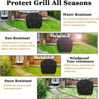 Cubierta Para Barbacoa Impermeable Y Antipolvo Exterior Grill Cover Protector De Lluvia Para Barbacoa Redonda Weber De Alta Resistencia - details 7