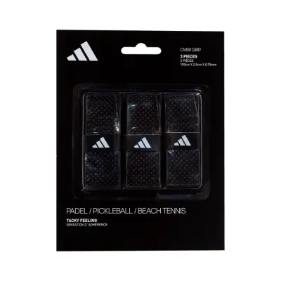 Pack 3 Overgrips Adidas Negros - 1
