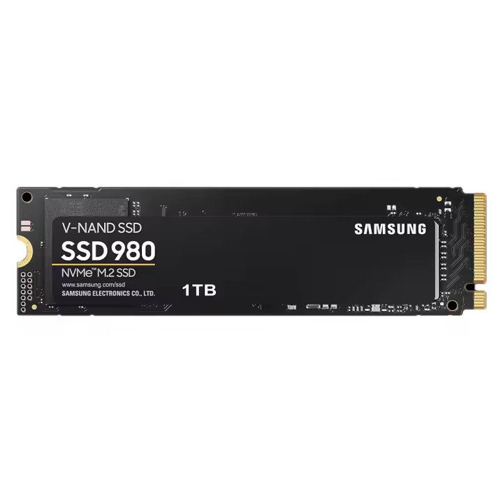 SAMSUNG 980 1TB PCIe 3.0 SSD NVMe M.2 - 3.500 MB/s/3.000 MB/s (MZ-V8V1T0BW) - 1