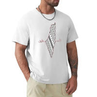 Camiseta De Algodón Casual Para Hombre JRJZ Con Mapa De Palestina Y Bandera Arábiga Estampado Manga Corta Para Uso Diario En Verano - details 2