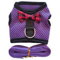 Harnés Y Correa Para Perro Chihuahua Teacup XXXS XXS XS Malla Vestido Adecuado Para Gato Pequeño Hamster Conejo Dutch Pig - details 1