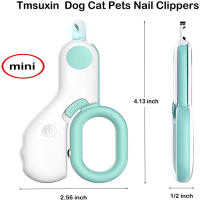 Tijeras De Uñas Para Perros Y Gatos Con Luz LED Adecuadas Para Cuidado Y Peluquería De Mascotas Herramienta De Limpieza Para Pupusas Y Gatitos - details 11