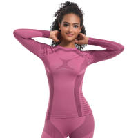 SSITO Ropa de Yoga with Curve de Sirena, ropa de conducción al Aire Libre, ropa de Esquí, ropa interior Térmica Deportiva, ropa de compresión para Corre, Tops para Mujer - details 10