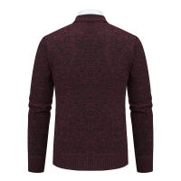 Chaqueta De Punto Para Hombre Estilo Casual Cuello En V Abrigo Grueso Para Otoño E Invierno Abotonado Sin Capucha - details 6