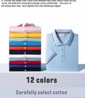 Camisa Polo De Color Sólido Para Hombre Estilo Casual Verano Manga Corta Grande Talla Moda Callejera Sin Capucha - details 2