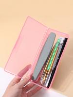 Caja De Arte De Uñas Con Cinta De Lijado Caja De Almacenamiento Para Pinceles De Maquillaje Y Refil Caja De Joyería Caja De Perforación Herramienta De Maquillaje - details 1