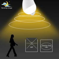 Bombilla LED De 7W 9W Con Sensor De Movimiento E27 E26 B22 Detector De Dusk a Dawn Auto Encendido/Apagado Luz Nocturna Inducción Humana 85-265V Para Sala De Estar - details 0