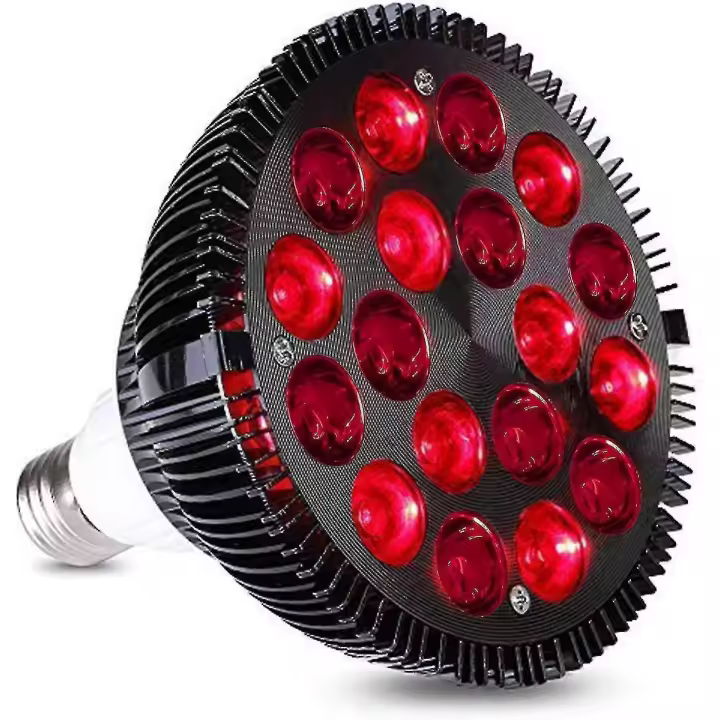 Red Light Therapy Lamp, Wolezek 36w 18 Led Infrared Light Therapy Device, 660nm Red And 850nm Near Infrared Combo Red Light Bulb G - 1