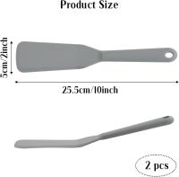 2 piezas de espátula de silicona, espátula de silicona antiadherente, espátula reversible,espátula para tortillas - details 0