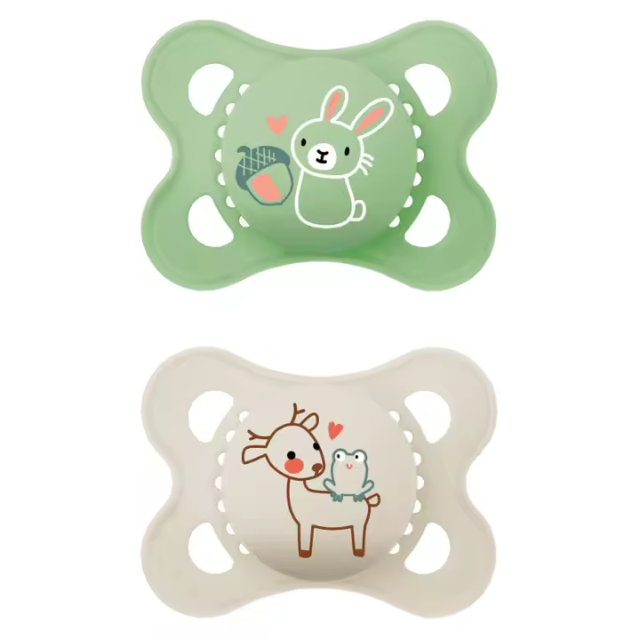 MAM CHUPETE ORIGINAL PURE 2-6 MESES LATEX NEUTRO (2 UNIDADES) - 1