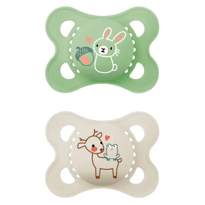 MAM CHUPETE ORIGINAL PURE 2-6 MESES LATEX NEUTRO (2 UNIDADES) - 1