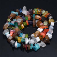 Contador De Piedras Naturales 16 Pulgadas 5-8mm Irregular Cristal Agate Gravel Para DIY Pulsera Joyería HK058 - details 10