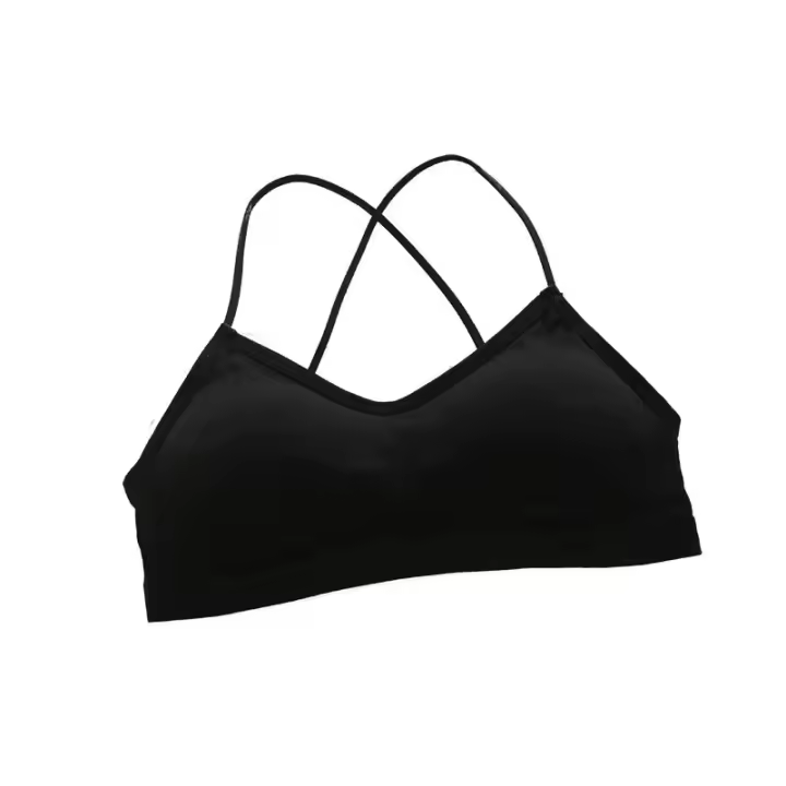 Top Deportivo Para Mujer Con Tirantes Cruzados Y Push up Brassiere De Yoga Y Gimnasio Fitness Transpirable Beauty Back - 1