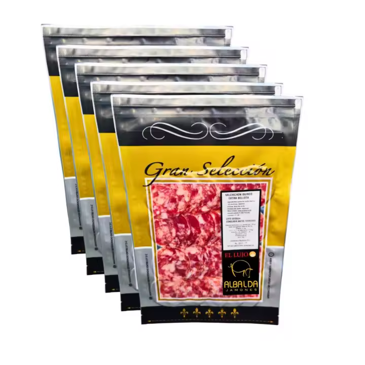 Pack sobres Salchichón Ibérico Bellota 100Gr - ALBALDA JAMONES - 1