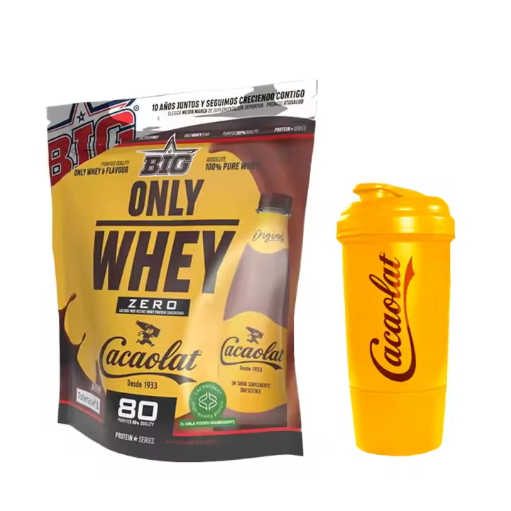 Only Whey Zero Cacaolat 250gr BIG proteina concentrada + Shaker - 1