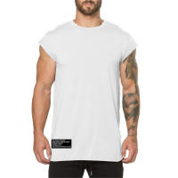 Camiseta De Hombre Para Fitness Y Gimnasio Camiseta De Algodón Transpirable Estilo Casual Manga Corta Para Verano - details 5