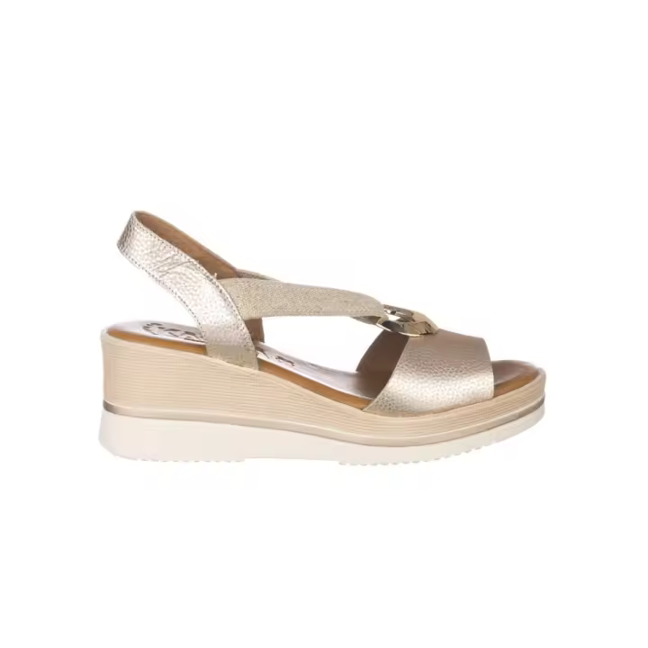 Cuñas Zapp 1612 Mujer Oro - 1