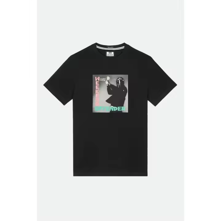 Weekend Offender Camiseta Hombre London Calling Negra - 1