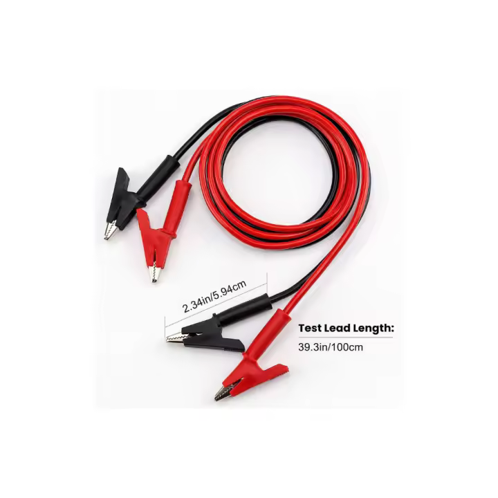 Cables de Prueba con Pinzas de Cocodrilo de Alta Calidad para Multímetro KAIWEETS KT03 - 1