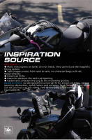 Bolsa De Tanque Para Motocicleta Universal Impermeable Accesorios De Viaje Con Base Saddlebags Adecuada Para Exterior Y Crash Bars - details 5