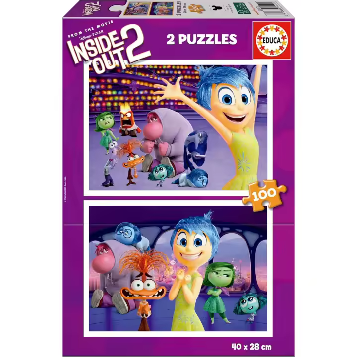 Educa Puzzle 2x100piezas  Inside Out 2 Educa 20100 - 1